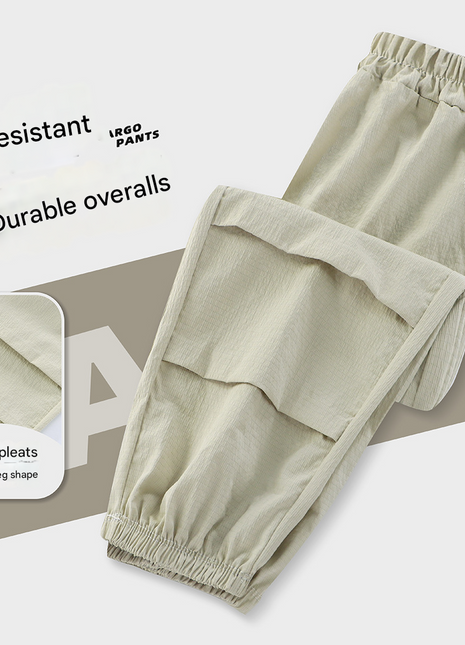 Children's clothing boy's summer overalls children's summer quick-drying pants thin pants men's big children's quick-drying casual pants