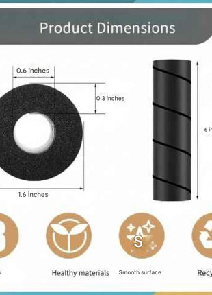 NBR Foam Spiral Tube Protectors: Durable Anti-Collision Furniture Leg Covers