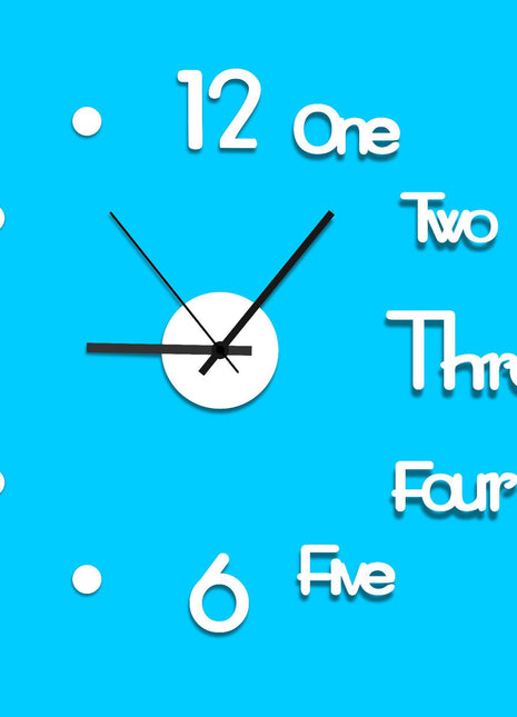Modern DIY Acrylic Wall Sticker Clock: Silent Movement, Easy Install for Home Decor