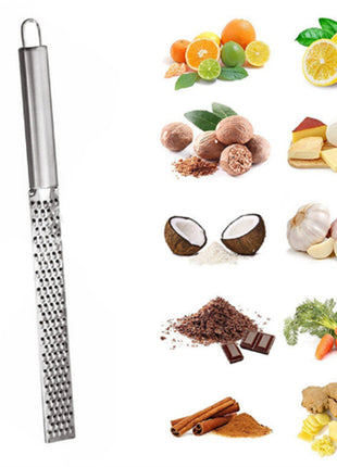 Durable Stainless Steel Handheld Zester Grater for Citrus, Cheese & Spices