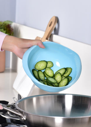Thickened Household Kitchen Rice Washing Drainer Basket Strainer Sieve Large Capacity