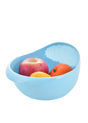Thickened Household Kitchen Rice Washing Drainer Basket Strainer Sieve Large Capacity