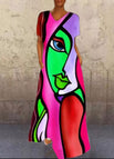 Abstract Face (Pink)