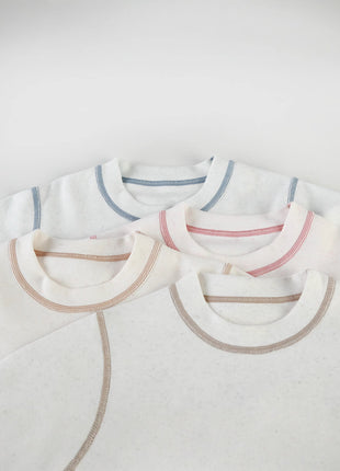 Children's Thickened Cotton Underwear Pajamas Breathable Boys and Girls Colored Antibacterial Thermal Set