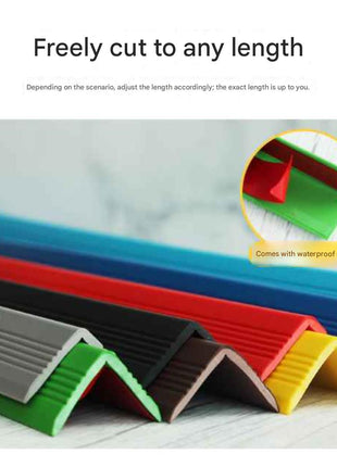 Premium Flexible PVC Child Safety Corner Bumper Strip for Tables, Stairs