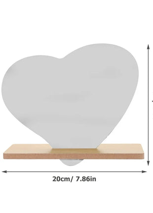 Irregular Makeup Mirror - Modern Decorative Vanity Mirror with Curved Surface, No Frame Needed, Lightweight & Portable for Home, Salon, Photo Shoots - Compatible with Wooden Tables - Durable Plastic Construction, Home Decoration