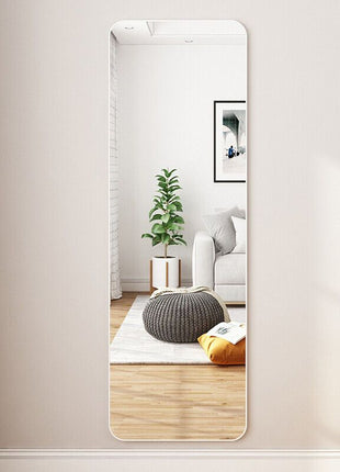 Asymmetric Acrylic Self-Adhesive Wall Mirror - Modern Frameless Design, Suitable for Bathroom, Bedroom, and Living Room