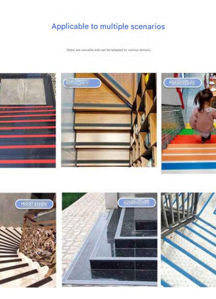 Durable L-Shaped PVC Anti-Slip Stair Nosing for School Kindergarten Safety