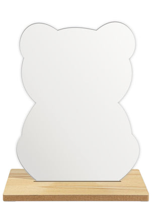 Irregular Makeup Mirror - Modern Decorative Vanity Mirror with Curved Surface, No Frame Needed, Lightweight & Portable for Home, Salon, Photo Shoots - Compatible with Wooden Tables - Durable Plastic Construction, Home Decoration