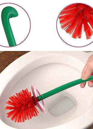2025 New High-End Household Toilet Brush with No Dead Ends, Creative Cherry Toilet Cleaning Artifact Set Toilet Brush