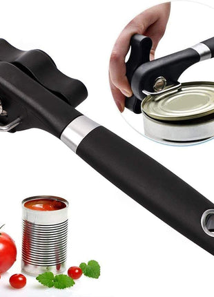 Universal Manual Side Cut Can Opener with Powerful Stainless Steel Handle