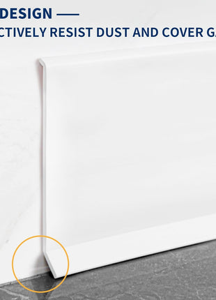 Flexible Self-Adhesive PVC Skirting Board - Waterproof Wall Edge Trim