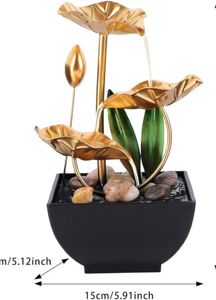 Small Indoor Fountain Automatic Humidifier Desktop Decor for Living Room and Bedroom Relaxation Craft water fountains for office USB water pump USB Water pump