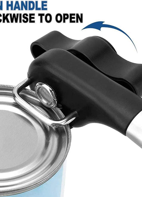 Universal Manual Side Cut Can Opener with Powerful Stainless Steel Handle