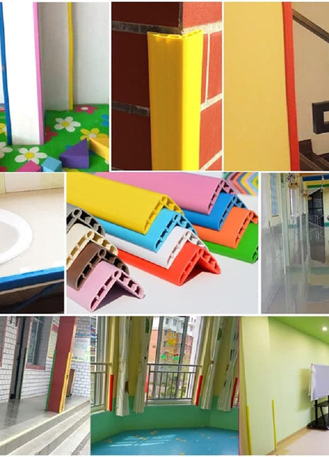 Durable PVC Plastic Corner Guards for Schools Kindergartens Elder Care Homes