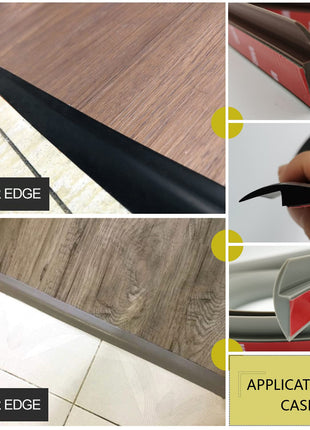 Premium Self-Adhesive PVC Floor Edge Trim for Wood & Laminate