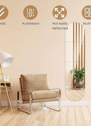 Acrylic mirror wall stickers background wall decoration, shatterproof wall stickers home decorations DIY