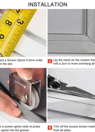 Premium Rubber Sealing Strip for Aluminum & Plastic Steel Window Screens