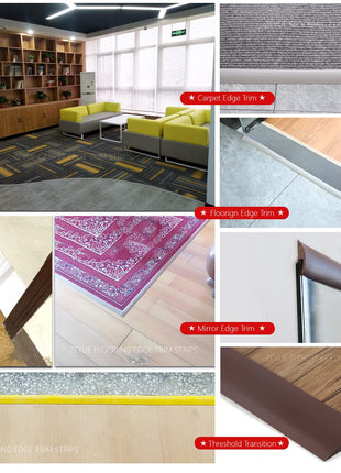 Premium Self-Adhesive PVC Floor Edge Trim for Wood & Laminate