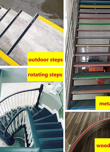 Durable L-Shaped PVC Anti-Slip Stair Nosing for School Kindergarten Safety