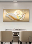 3D crystal porcelain diamond-encrusted image