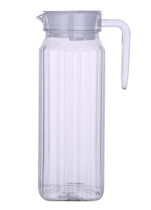 Transparent PC Plastic Pitcher Jug for Cold Water, Juice, & Iced Tea