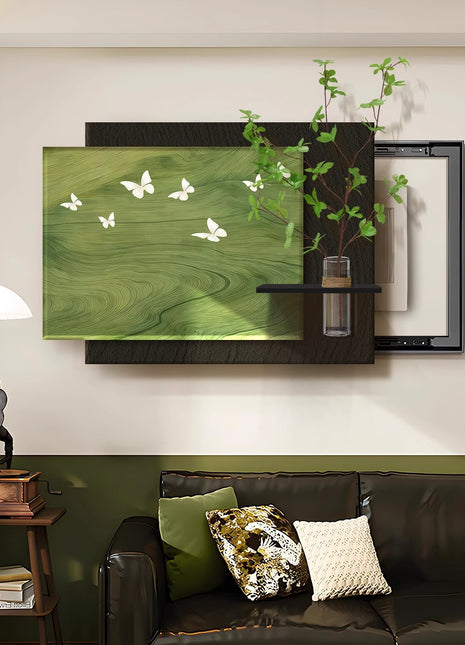 Modern minimalist luxury decorative painting for electrical meter boxes, distribution box wall art, restaurant low-voltage box cover, switch box mural Decorative Painting Electric Meter Box Socket Cover