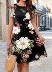Black White flowers / S