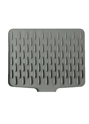 Versatile Silicone Kitchen Drain Mat Dish Drying Pad Heat Resistant Non-Slip