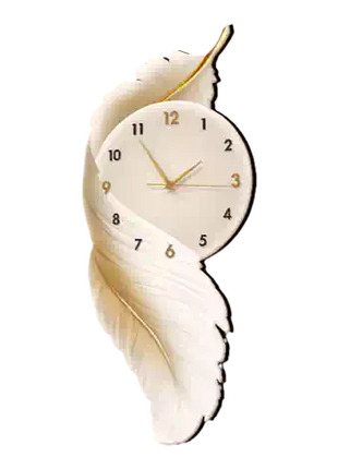 Creative living room wall clock, modern and luxurious,  Super Silent Quartz Movement, No Ticking, Artificial Wood Construction, Perfect for Living Room, Bedroom, Kitchen, Coffee Bar Decor - Unique Home Gift and Festival Decoration