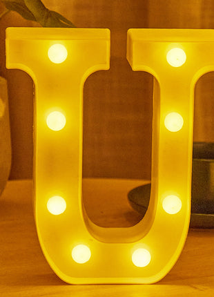 Decorative LED Alphabet Letter Lights for Weddings, Birthdays, Parties, Nightlight