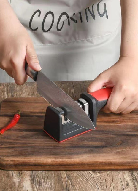 Professional Multi-Stage Kitchen Knife Sharpener for Restaurant & Home Blades