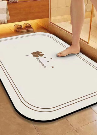 Bathroom Anti-slip Mat Household Toilet Floor Mat Absorbent Dirty Resistant Mat Diatom Mud Foot Mat