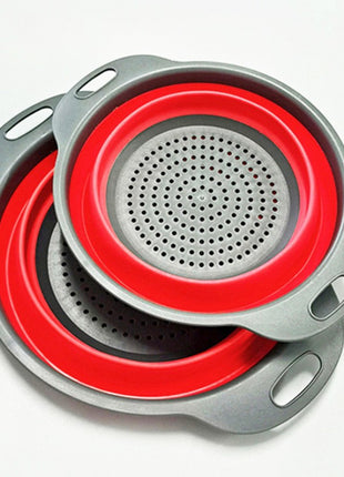 Multifunctional Retractable Silicone Kitchen Sink Colander Basket for Fruits & Veggies