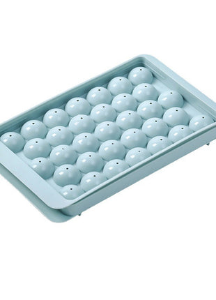 Reusable Sphere Ice Cube Tray Mold with Lid for Home Bar Drinks