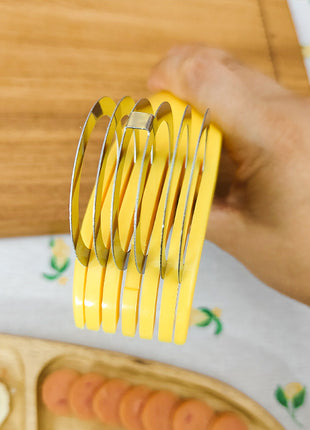 Effortless Stainless Steel Banana Slicer & Fruit Sausage Cutter Kitchen Tool