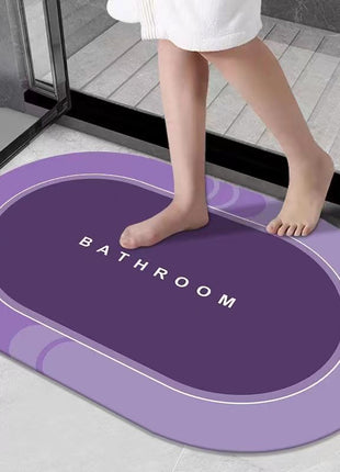 Bathroom Anti-slip Mat Household Toilet Floor Mat Absorbent Dirty Resistant Mat Diatom Mud Foot Mat