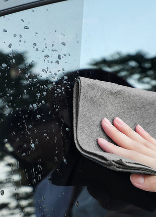 Magic Microfiber Glass Cleaning Cloth: Streak-Free Watermark-Free Mirror Towel