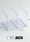 Transparent PC [plain three rows] / Pack of two