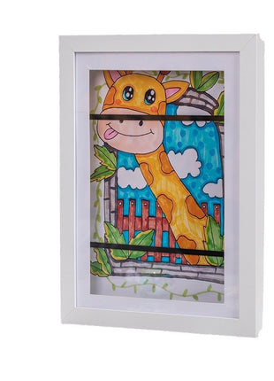 Magnetic Flip Kids Art Frame: Showcase Storage for Children's Creative Masterpieces