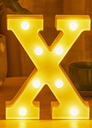 Decorative LED Alphabet Letter Lights for Weddings, Birthdays, Parties, Nightlight