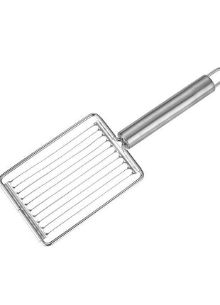 Stainless Steel Multi-Purpose Slicer: Ergonomic Handle for Fruits, Vegetables, Ham, Chips
