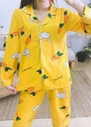 S carrot rabbit cardigan long set