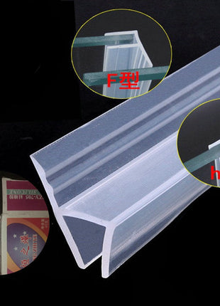 Waterproof Shower Door Glass Sealing Strip, Gap Filler, Multi-Type, Durable