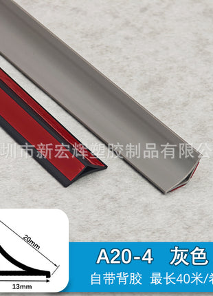 Durable Self-Adhesive PVC Corner Trim for Wood Floors & Walls