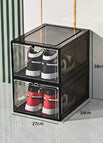 Front door tall model transparent black [2 pack]