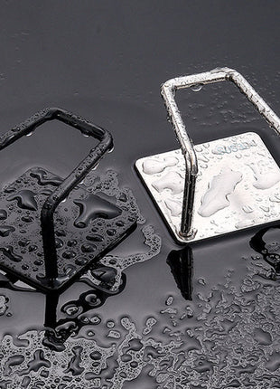 Premium Stainless Steel Sponge Holder Kitchen Sink Caddy No-Drill Drying Organizer
