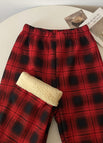 Red grid / One size fits all