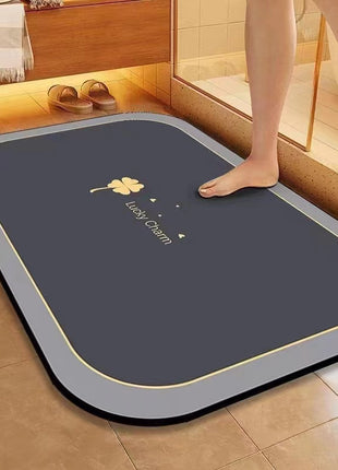 Bathroom Anti-slip Mat Household Toilet Floor Mat Absorbent Dirty Resistant Mat Diatom Mud Foot Mat
