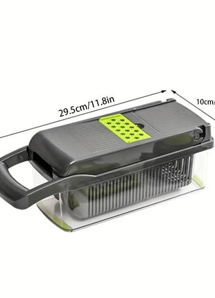 Multifunctional Kitchen Vegetable Chopper Slicer Dicer, Portable Easy Clean Shredder